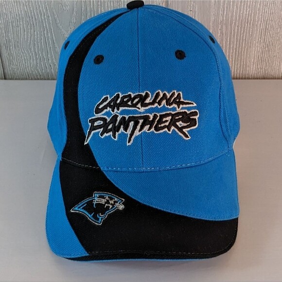 Carolina Panthers Chrysler Jeep Dodge Football Memorabilia Slide Hat EUC - Picture 1 of 6